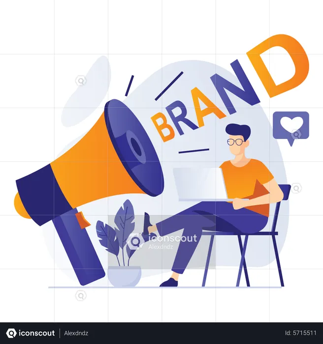 Brand marketing campaign  Illustration