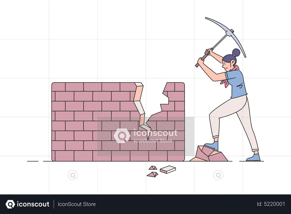 Breaking Firewall  Illustration