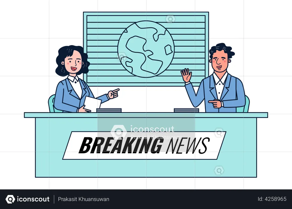 Breaking news  Illustration