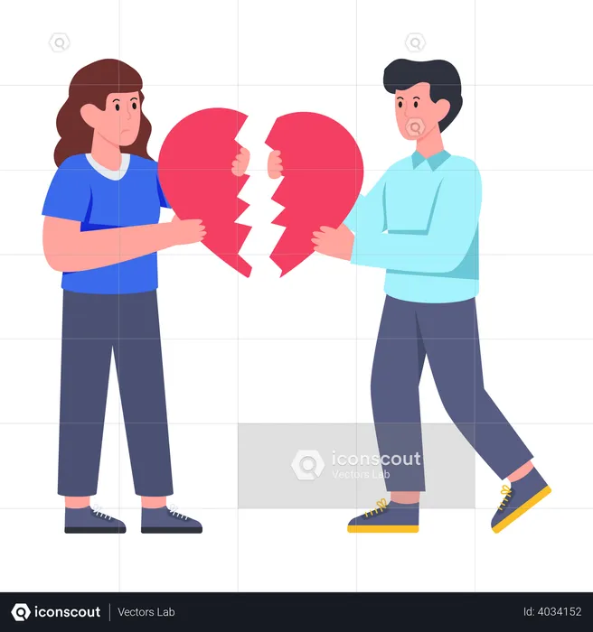 Breakup  Illustration