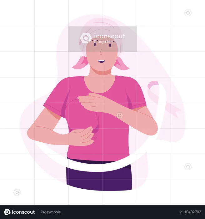 Breast Examination  Illustration