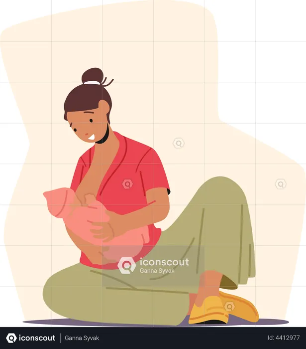 Breastfeeding  Illustration