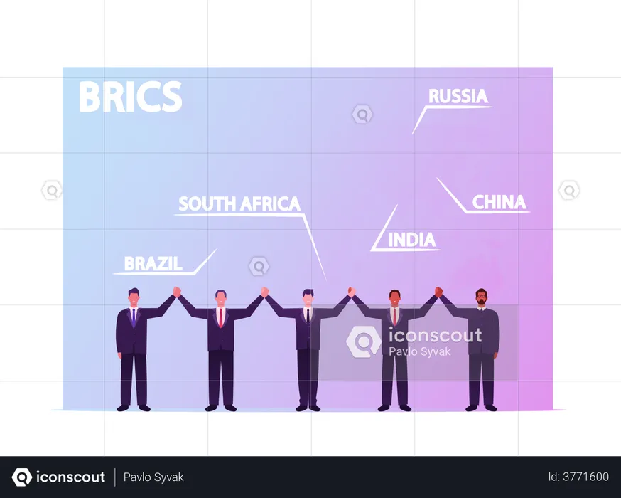 Brics Association of Major Emerging National Economies  Illustration