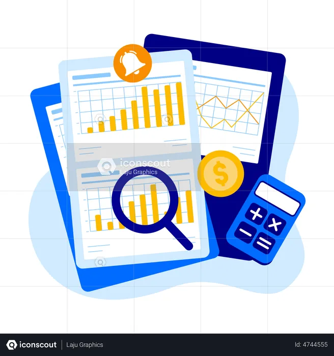 Budget Calculate  Illustration