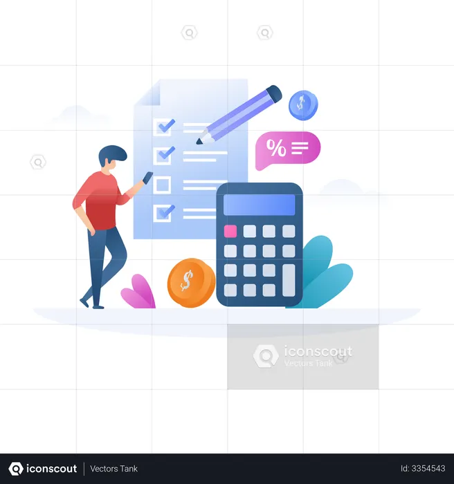 Budget Calculations  Illustration