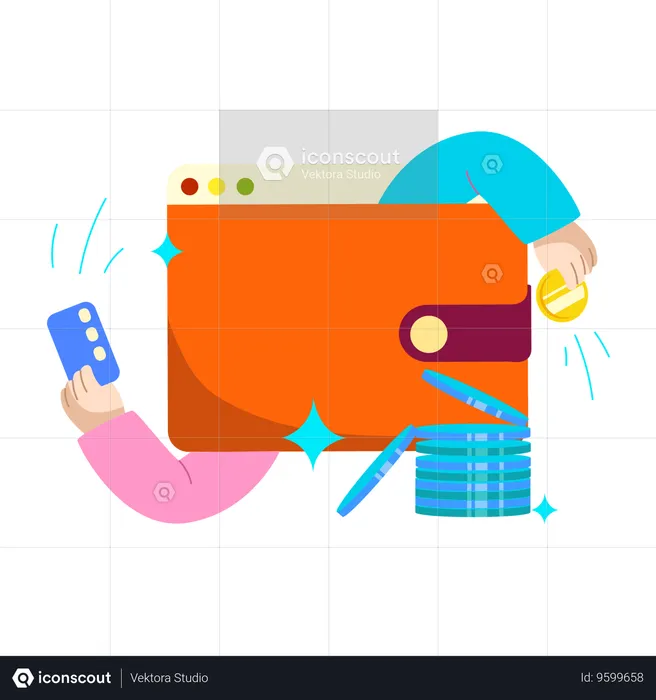 Budget Management App  Illustration