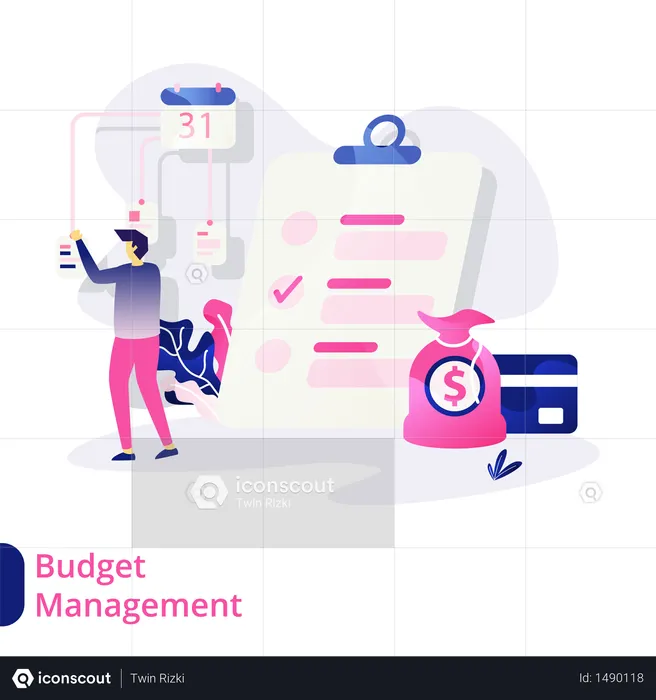 Budget Management  Illustration