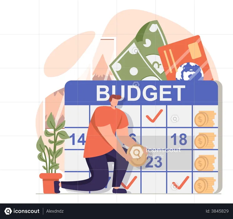 Budget Planner  Illustration