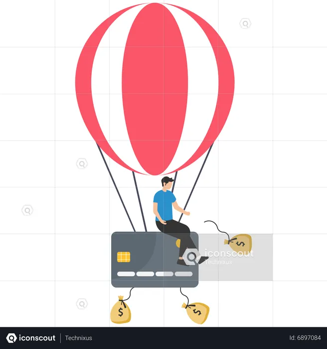 Budget- und Ausgabenmanagement  Illustration