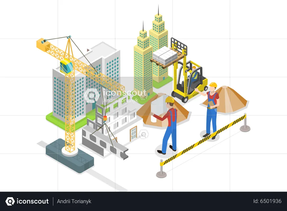 Building Industry  Illustration