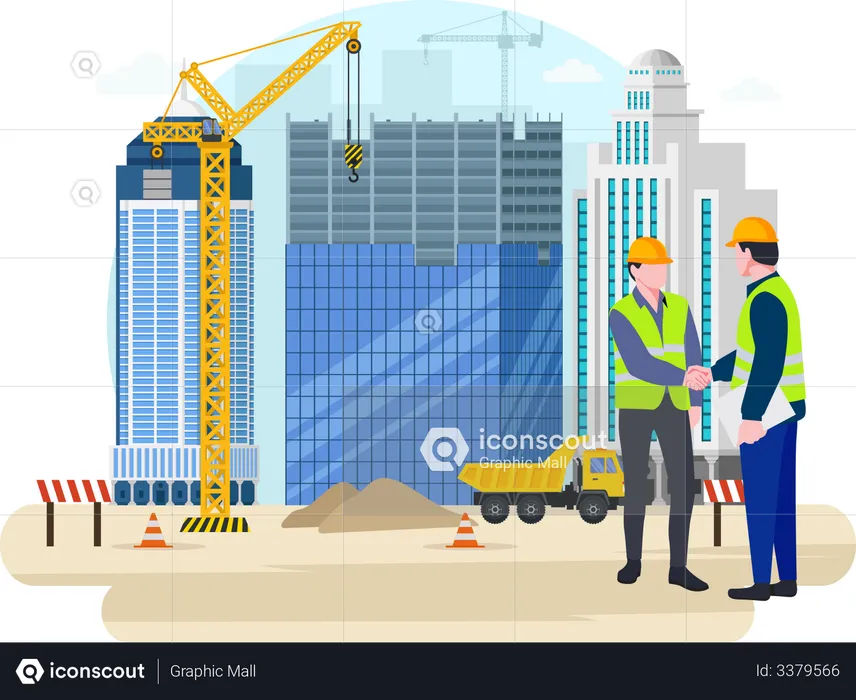 Building site  Illustration