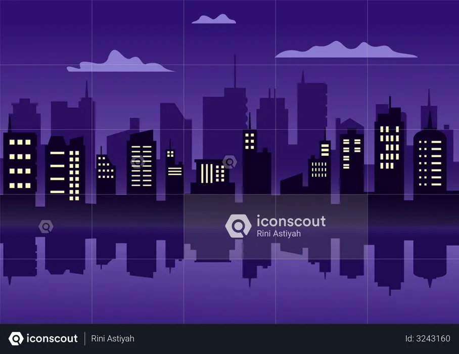 Buildings Background  Illustration