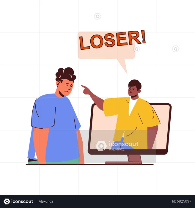 Bullying cibernético  Ilustração