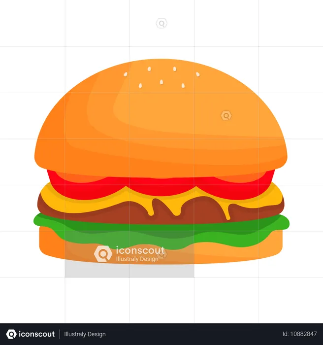 Burger  Illustration