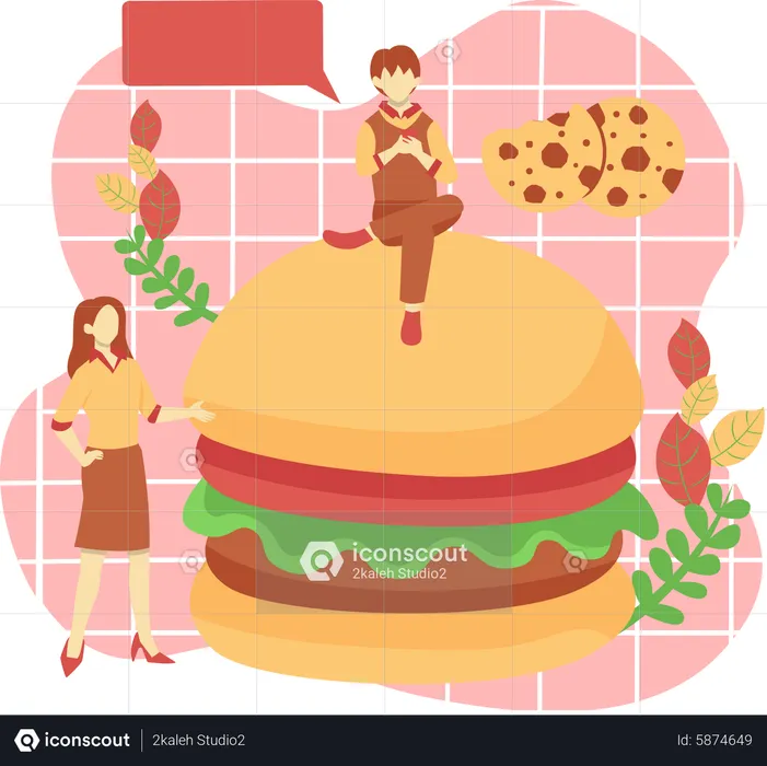 Burger  Illustration