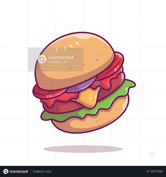 Burger  Illustration