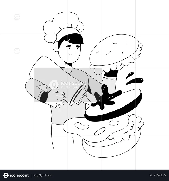 Burger Seasoning  Illustration
