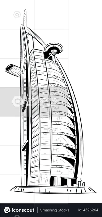 Burj Al Arab  Ilustración