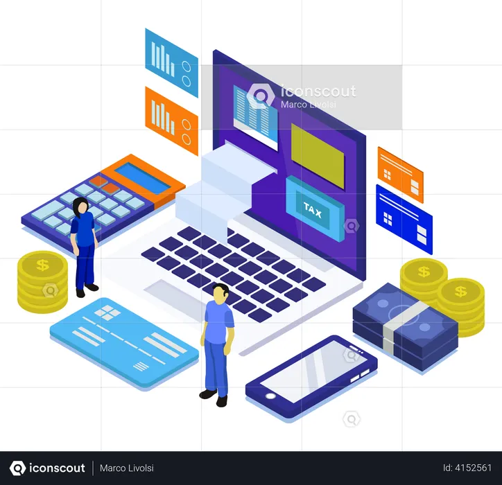 Business Accounting  Illustration