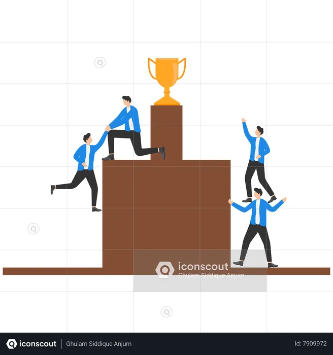 Business achievement  Illustration