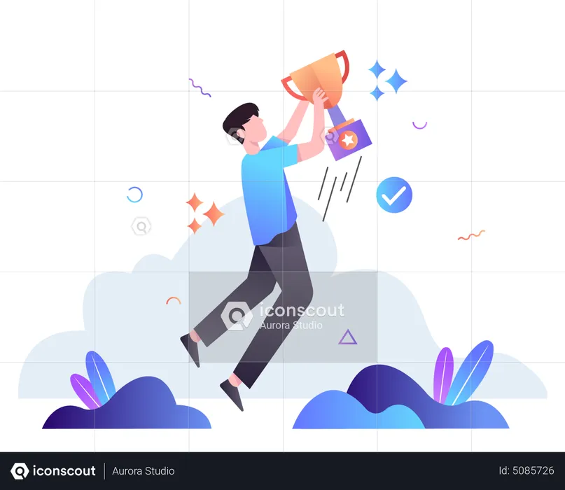 Business achievement  Illustration