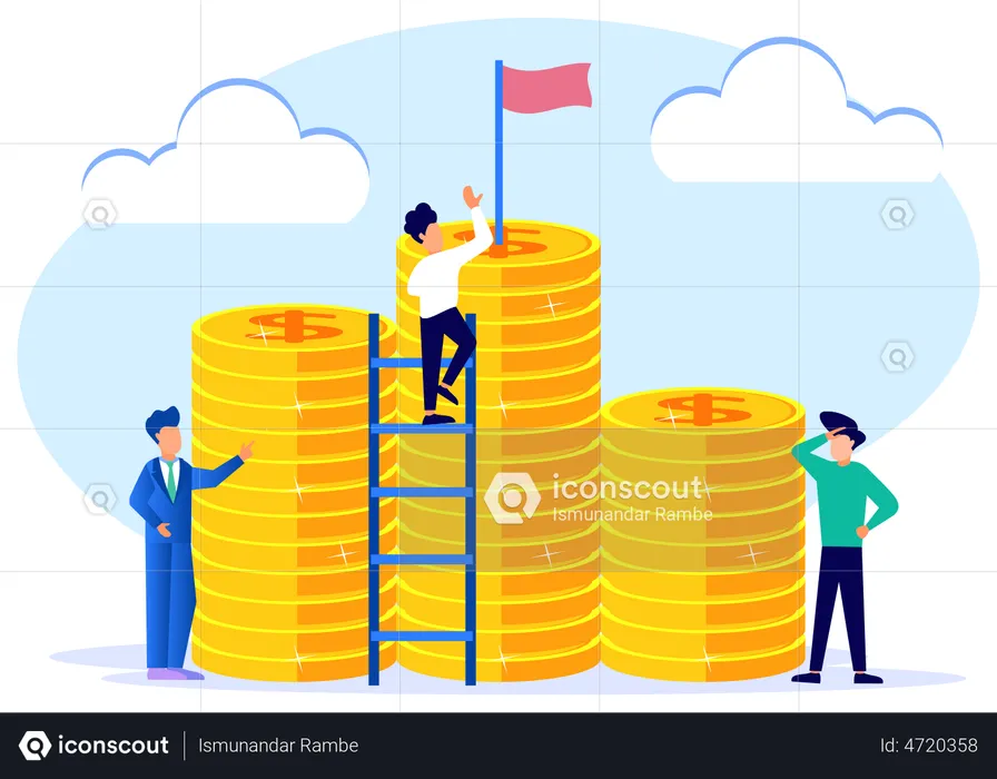 Business achievement  Illustration