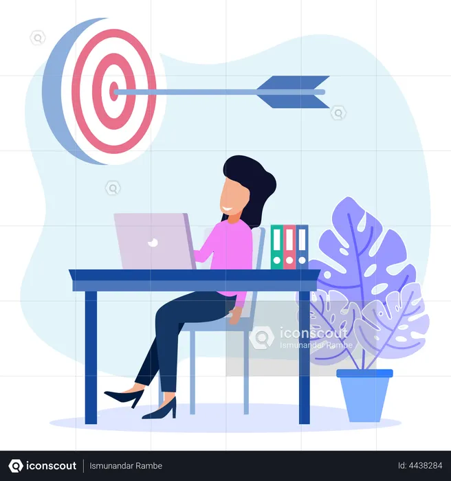 Business Aim  Illustration