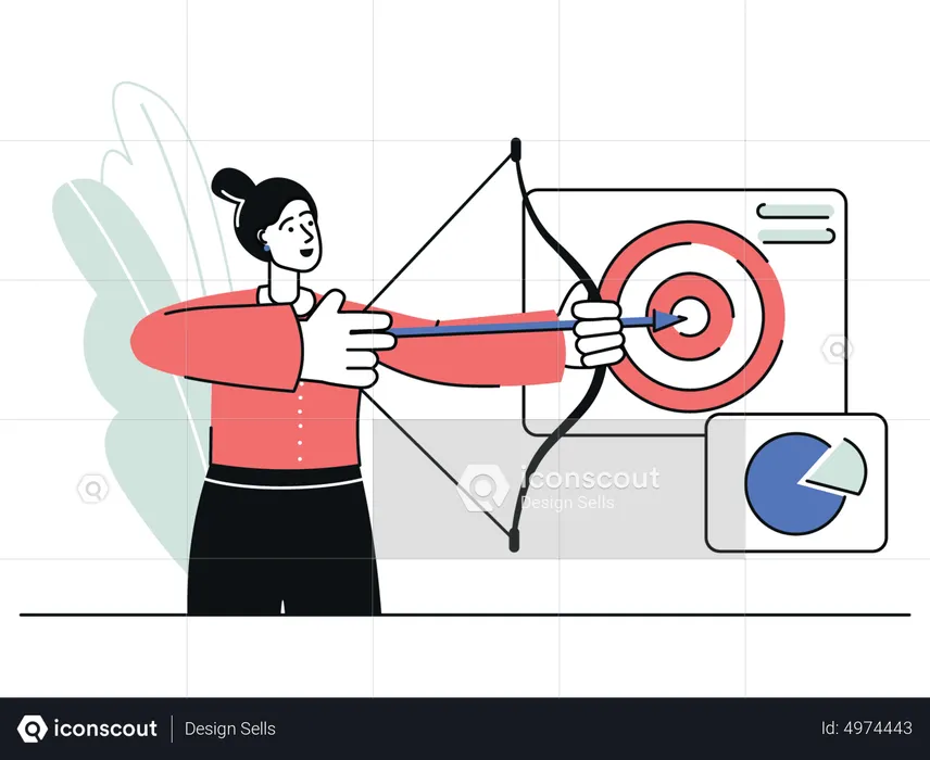 Business Aim  Illustration