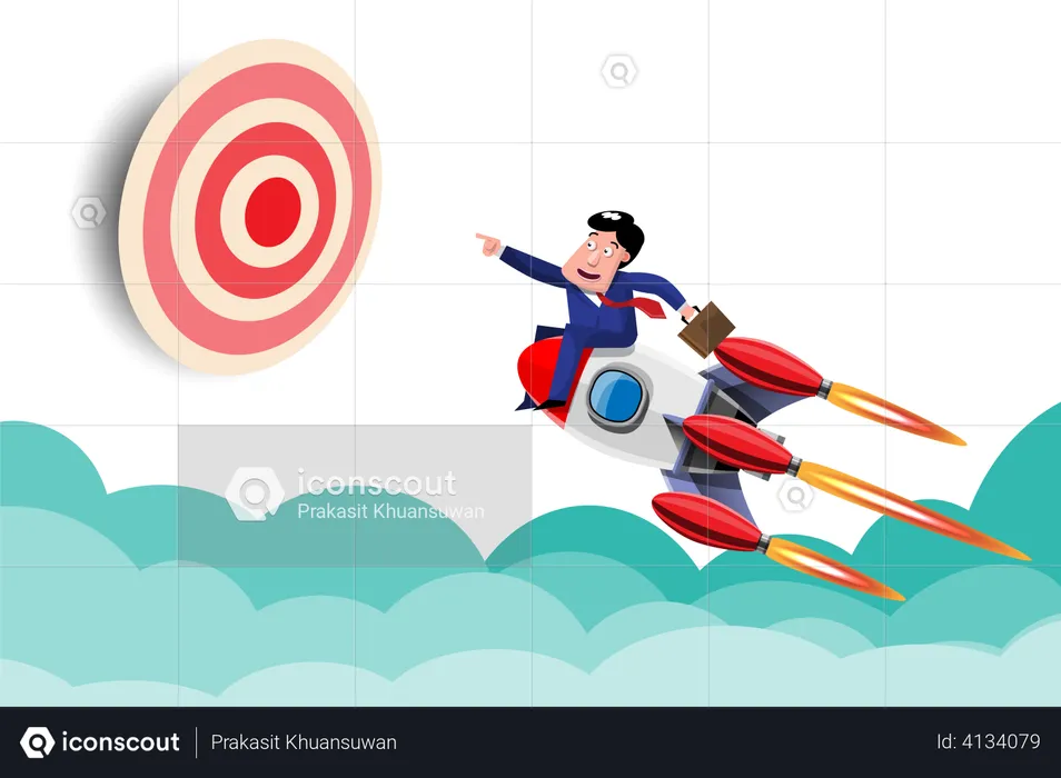 Business Aim  Illustration