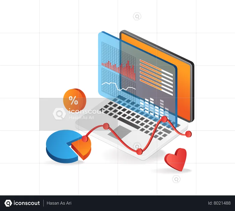 Business Analysis Data  Illustration