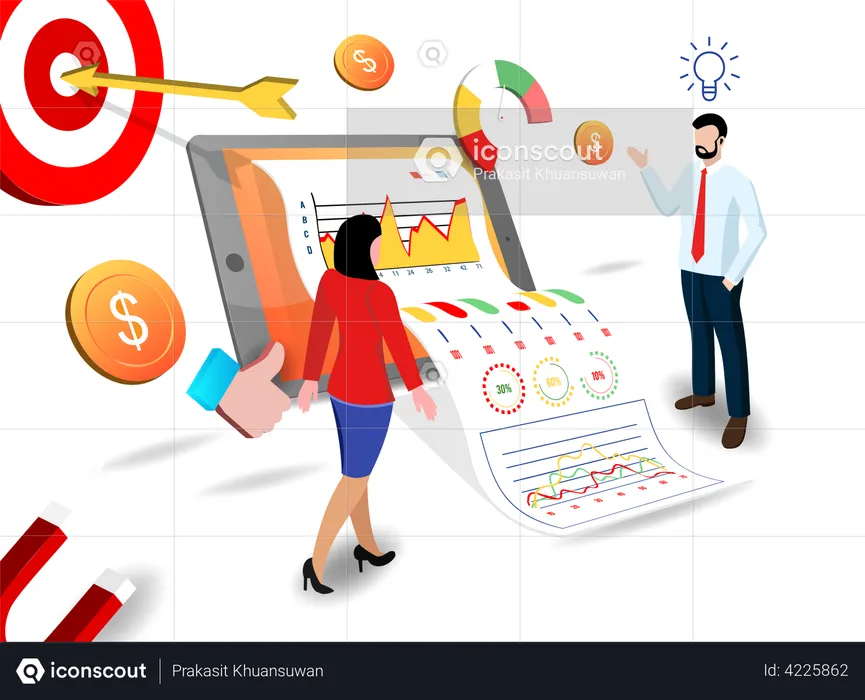 Business analysis  Illustration