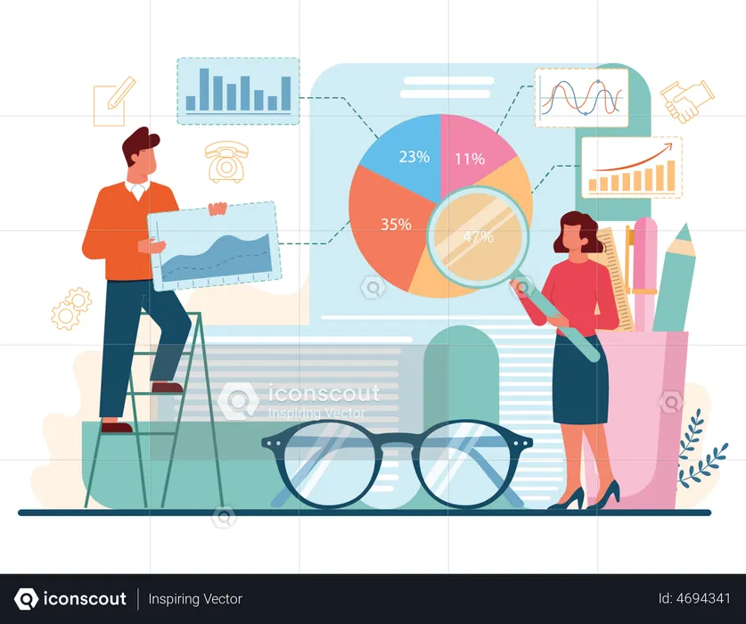 Business analysis  Illustration