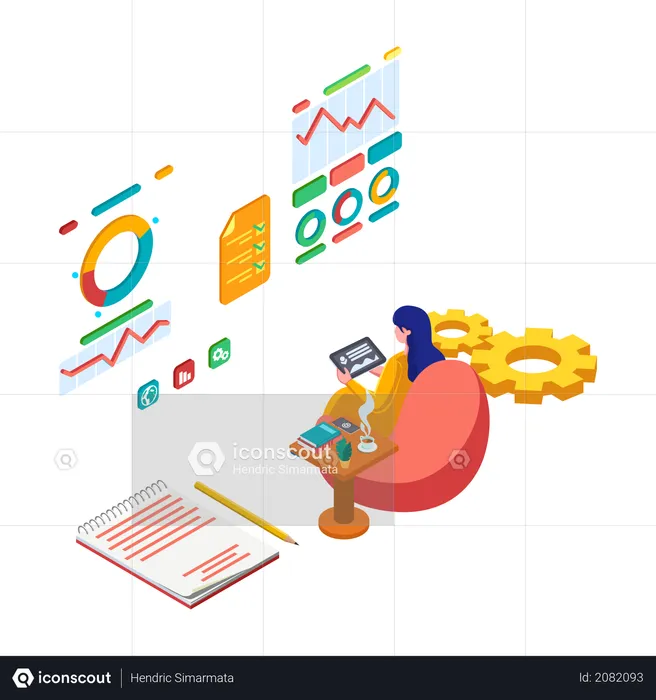 Business analysis  Illustration