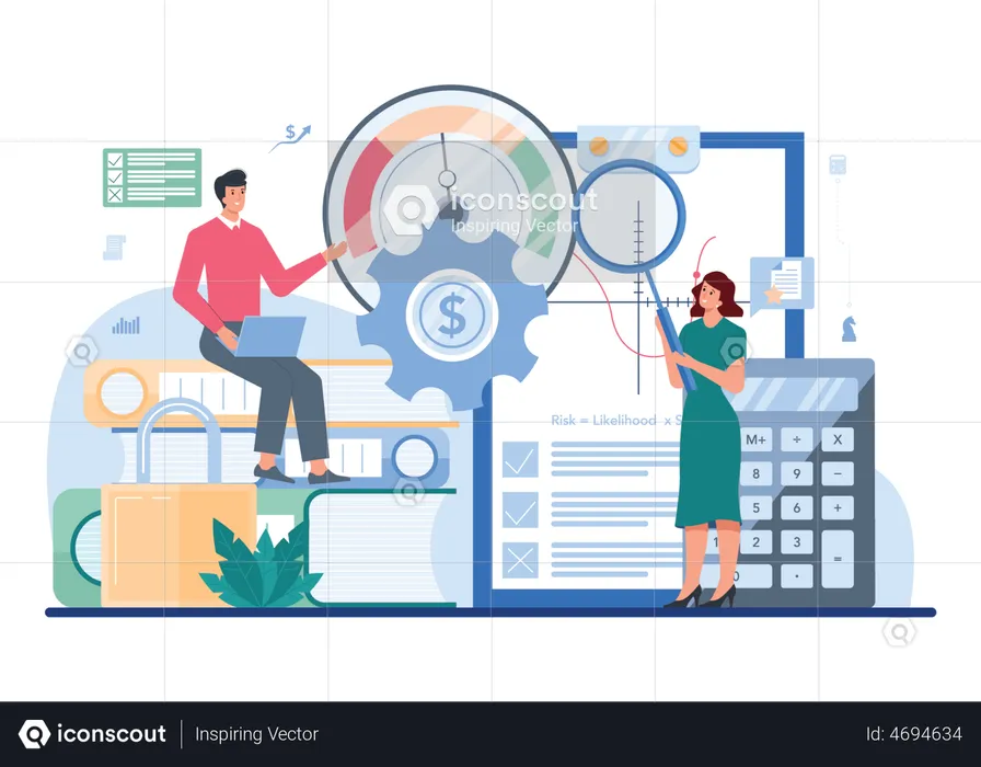 Business analysis management  Illustration