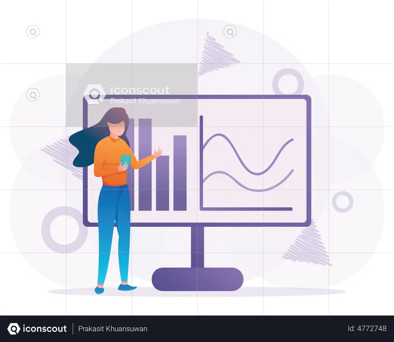 Business analyst  Illustration