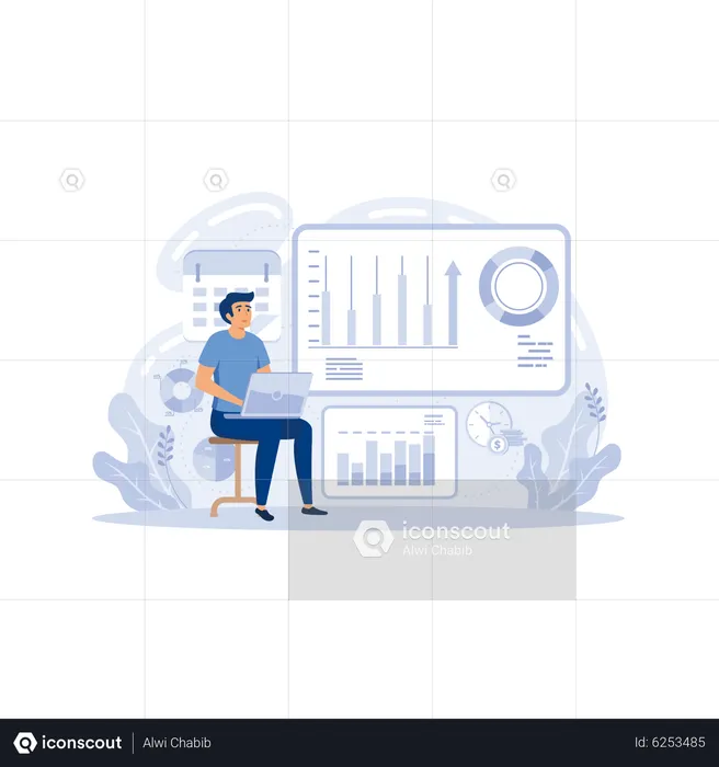 Business analysts  Illustration