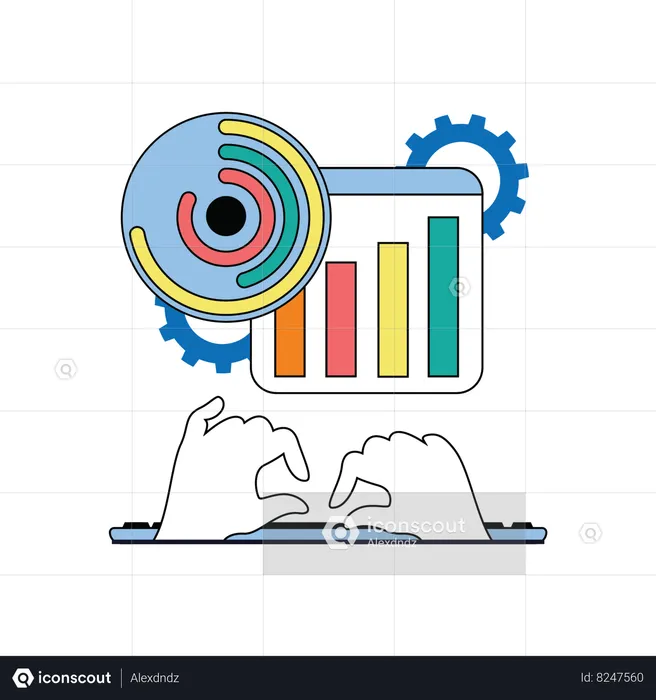 Business analytics  Illustration