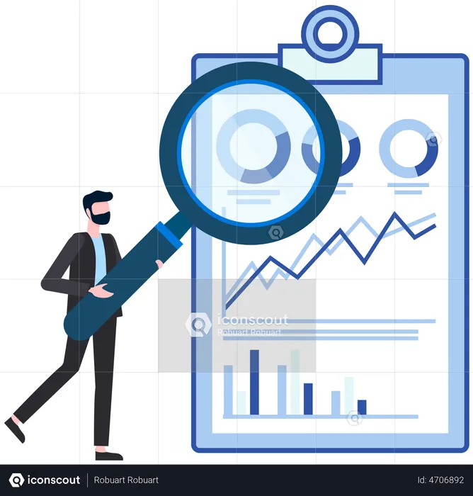 Business analytics  Illustration