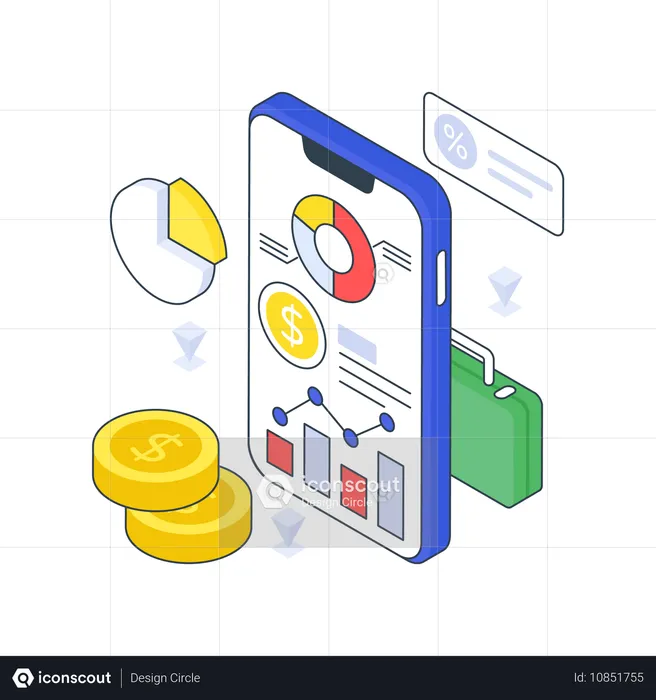 Business App  Illustration