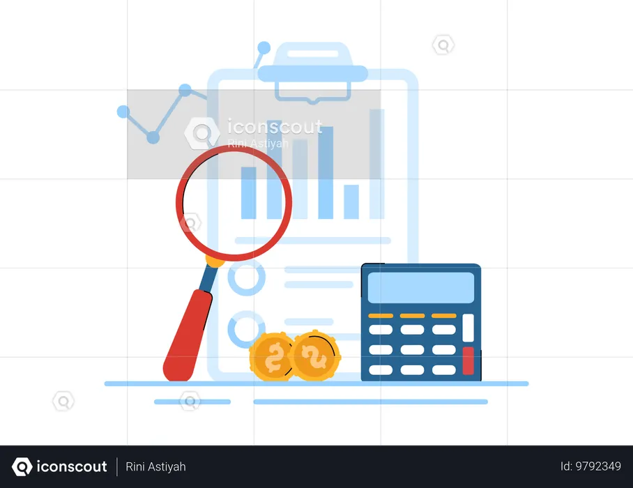 Business Audit  Illustration