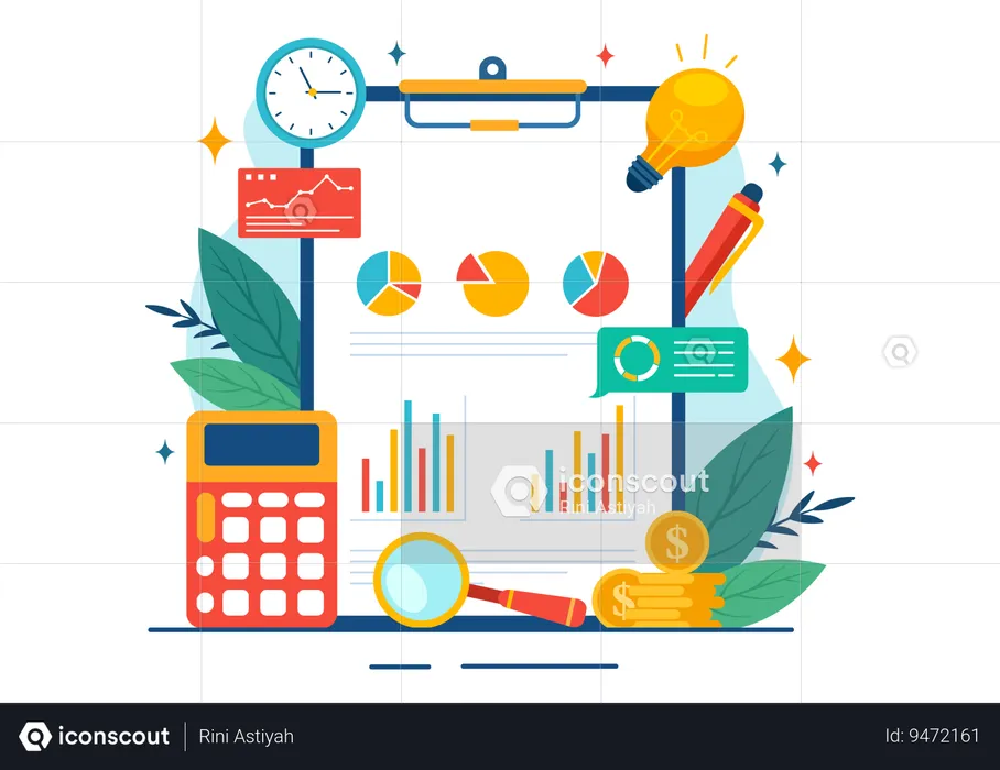 Business Audit Report  Illustration