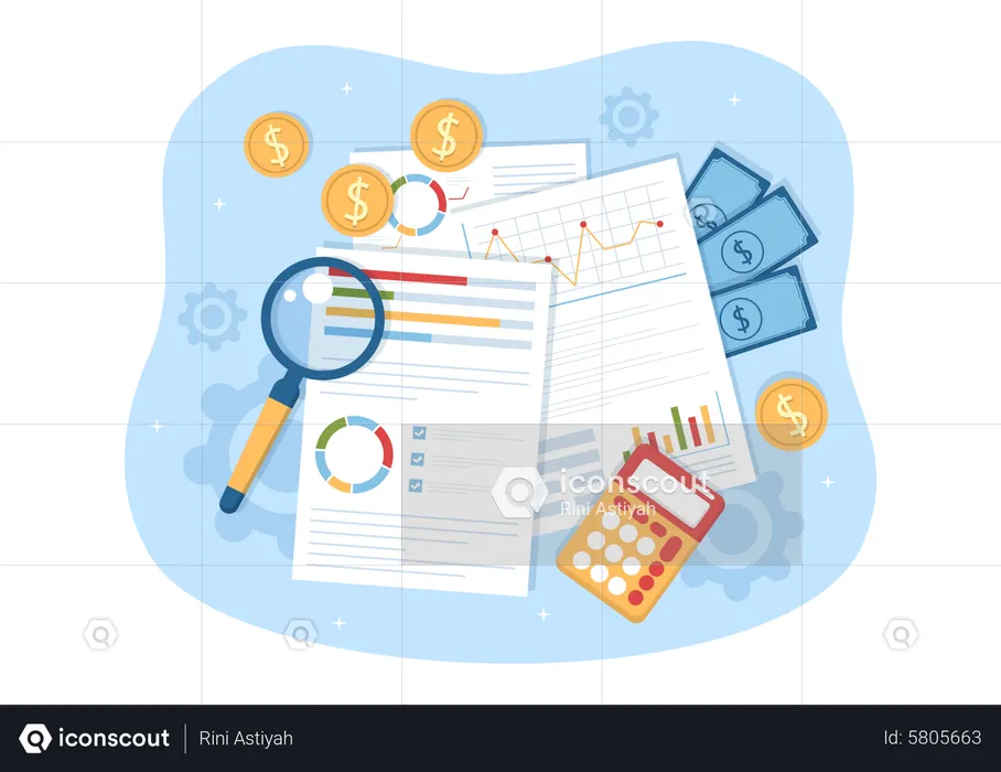 Business Audit Report  Illustration