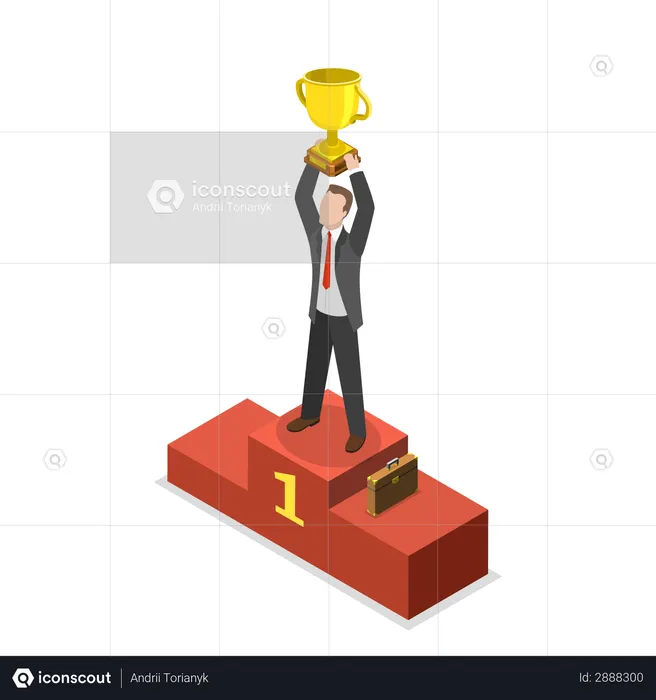 Business award  Illustration