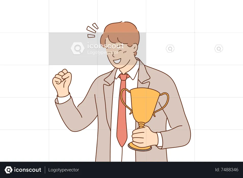 Business award  Illustration