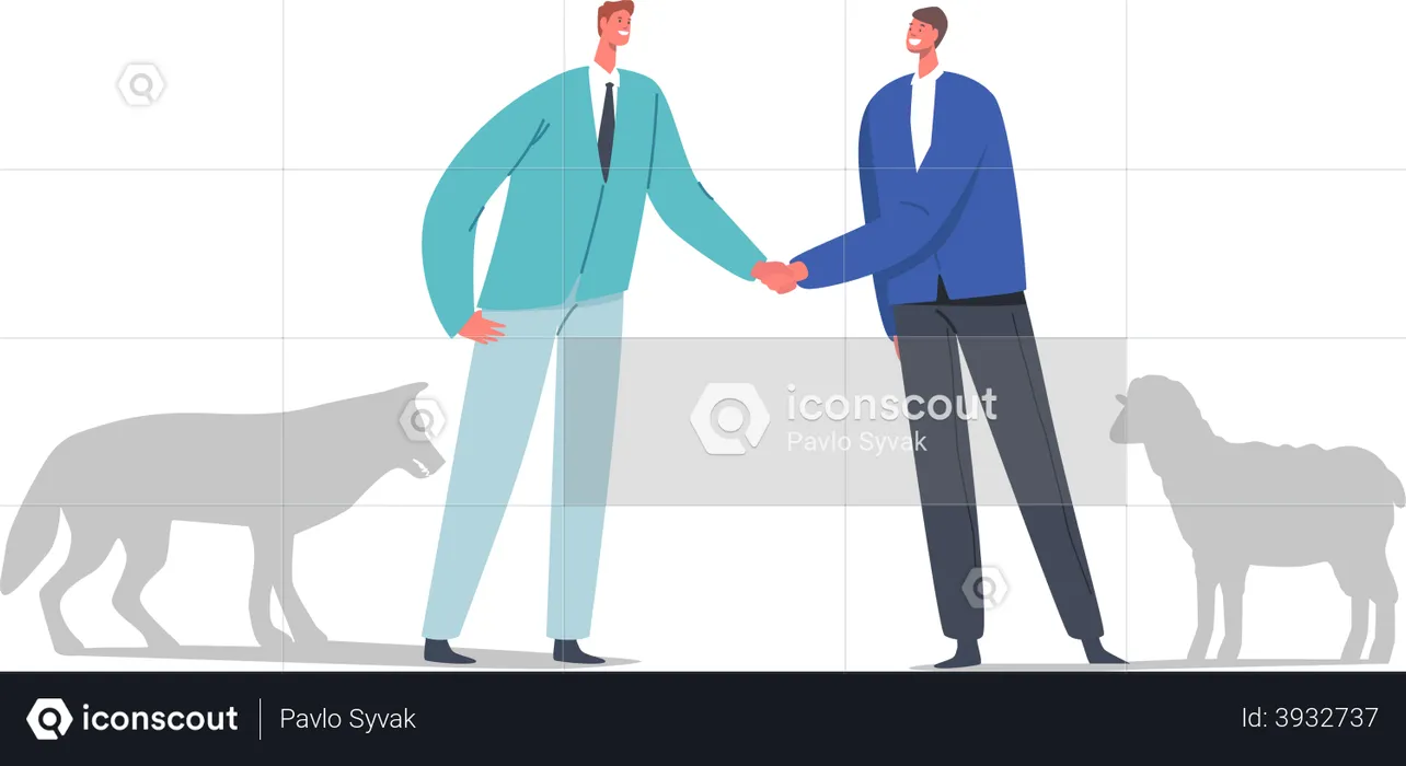 Business betrayal  Illustration