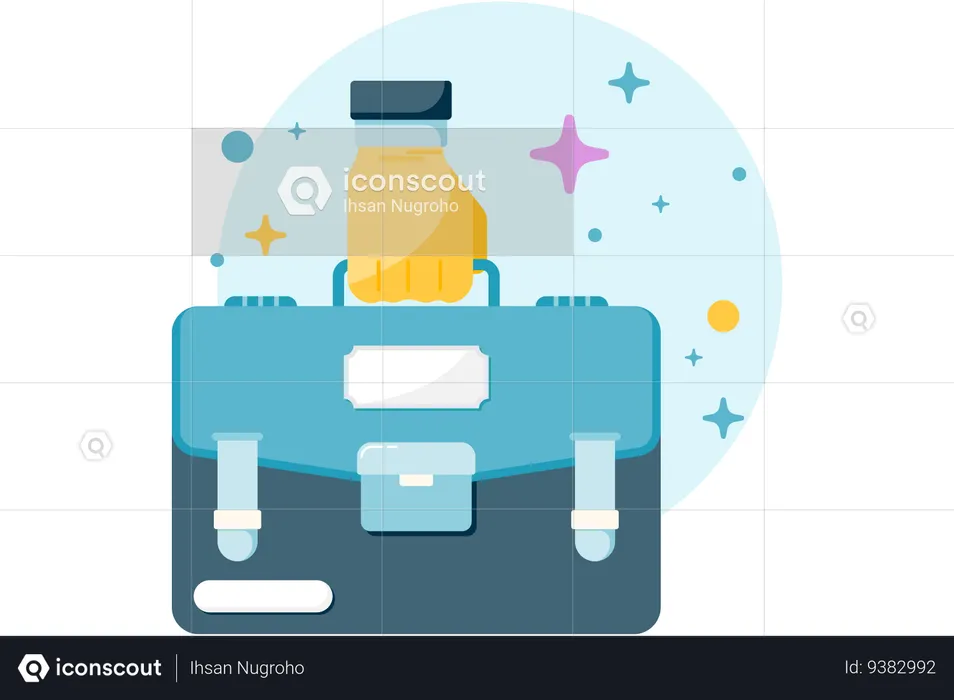 Business Briefcase  Illustration