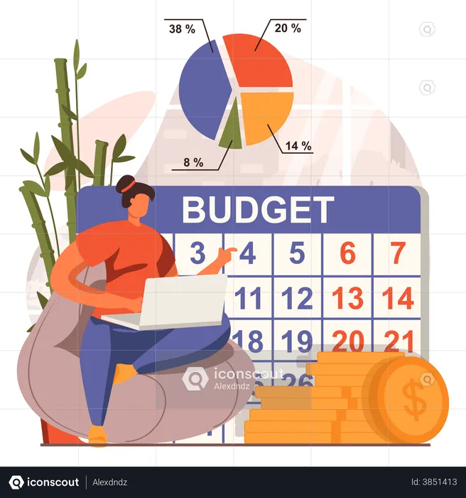Business Budget  Illustration