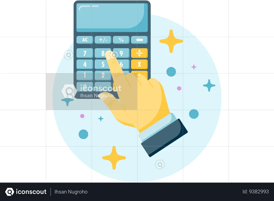 Business Calculator  Illustration