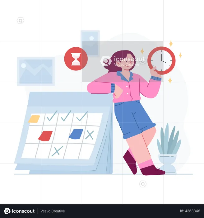 Business Calendar  Illustration