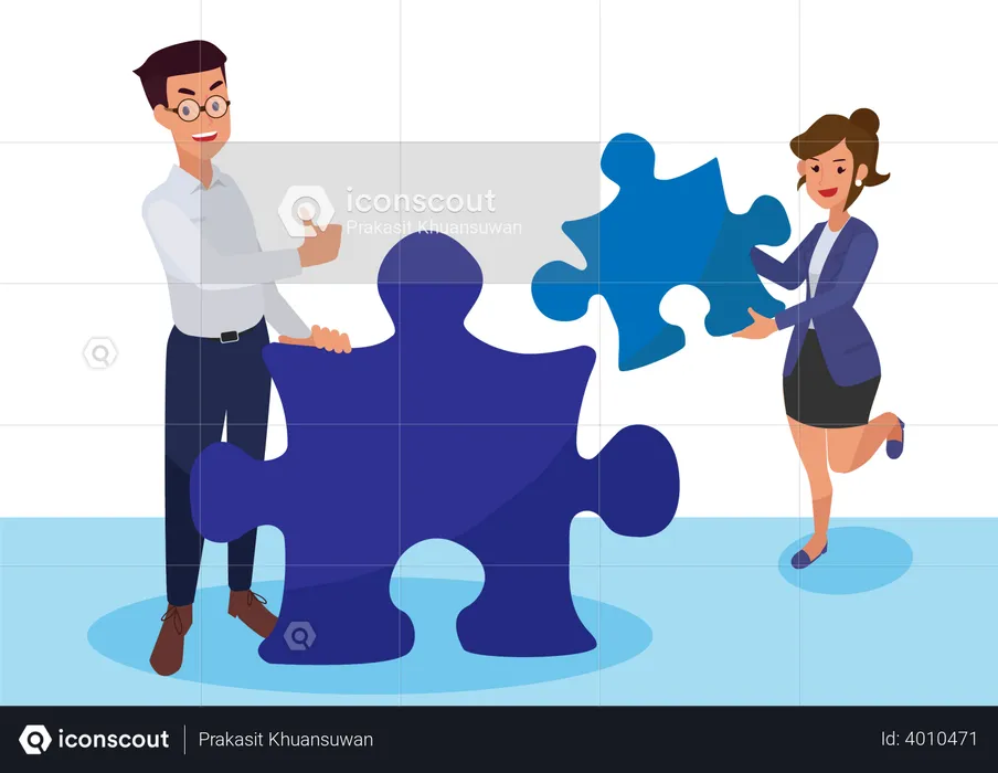 Business collaboration  Illustration